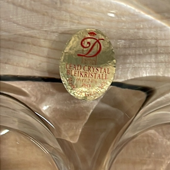 Dresden‎ 24% Lead Crystal 3 Tealight Votive Candle Holder Made in Germany - Picture 2 of 2